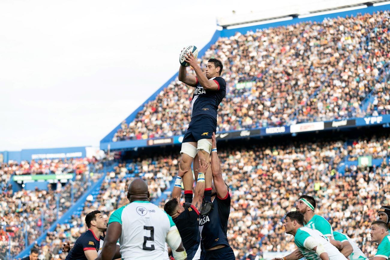 Los Pumas cayeron ante Sudáfrica en Buenos Aires. (prensa UAR)