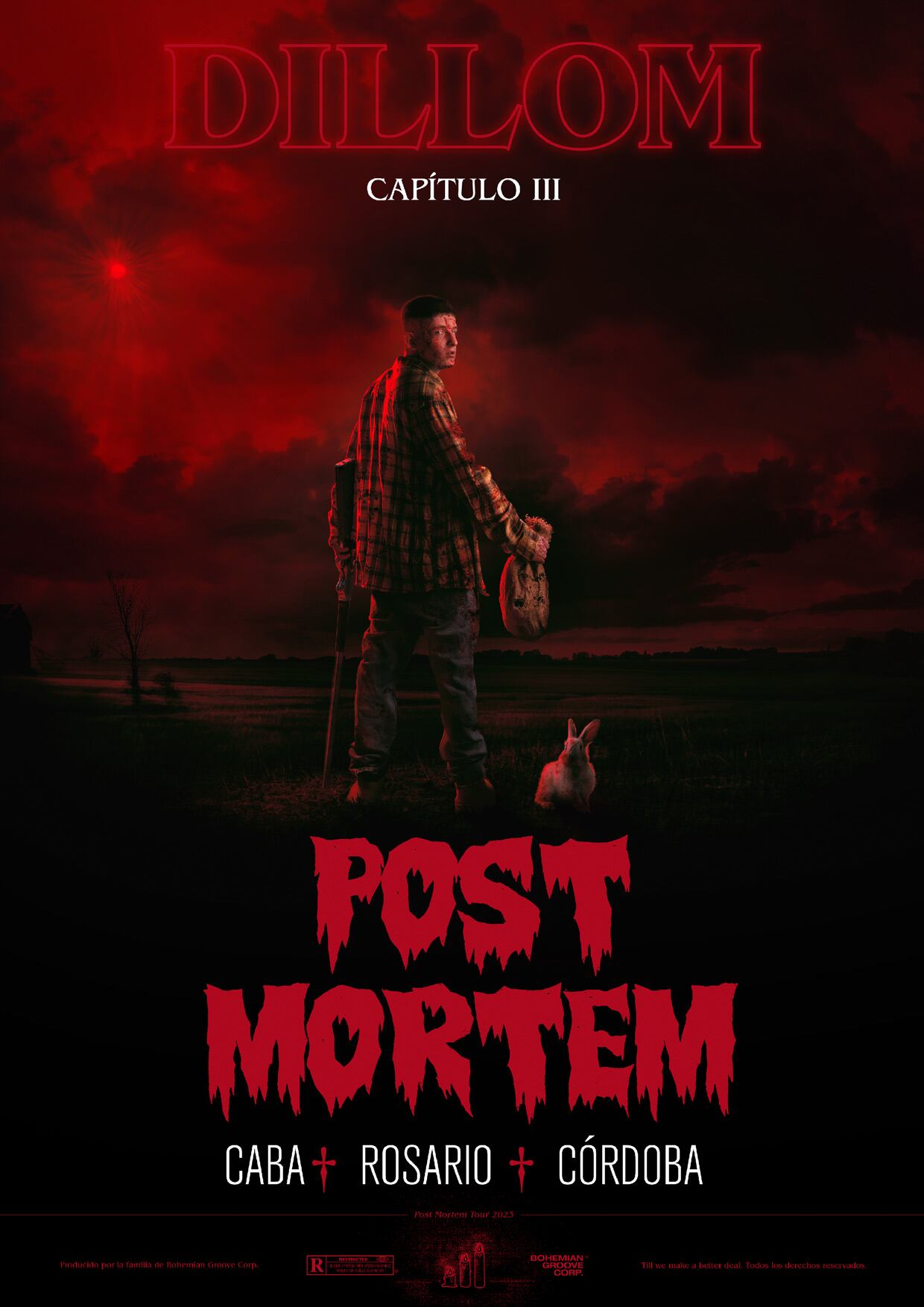 Dillom anunció los últimos tres shows de “Post Mortem Tour” en CABA, Rosario y Córdoba: cómo comprar las entradas