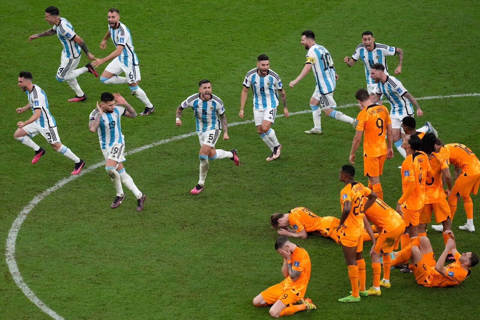 El festejo polémico de la selección y la explicación de Otamendi.