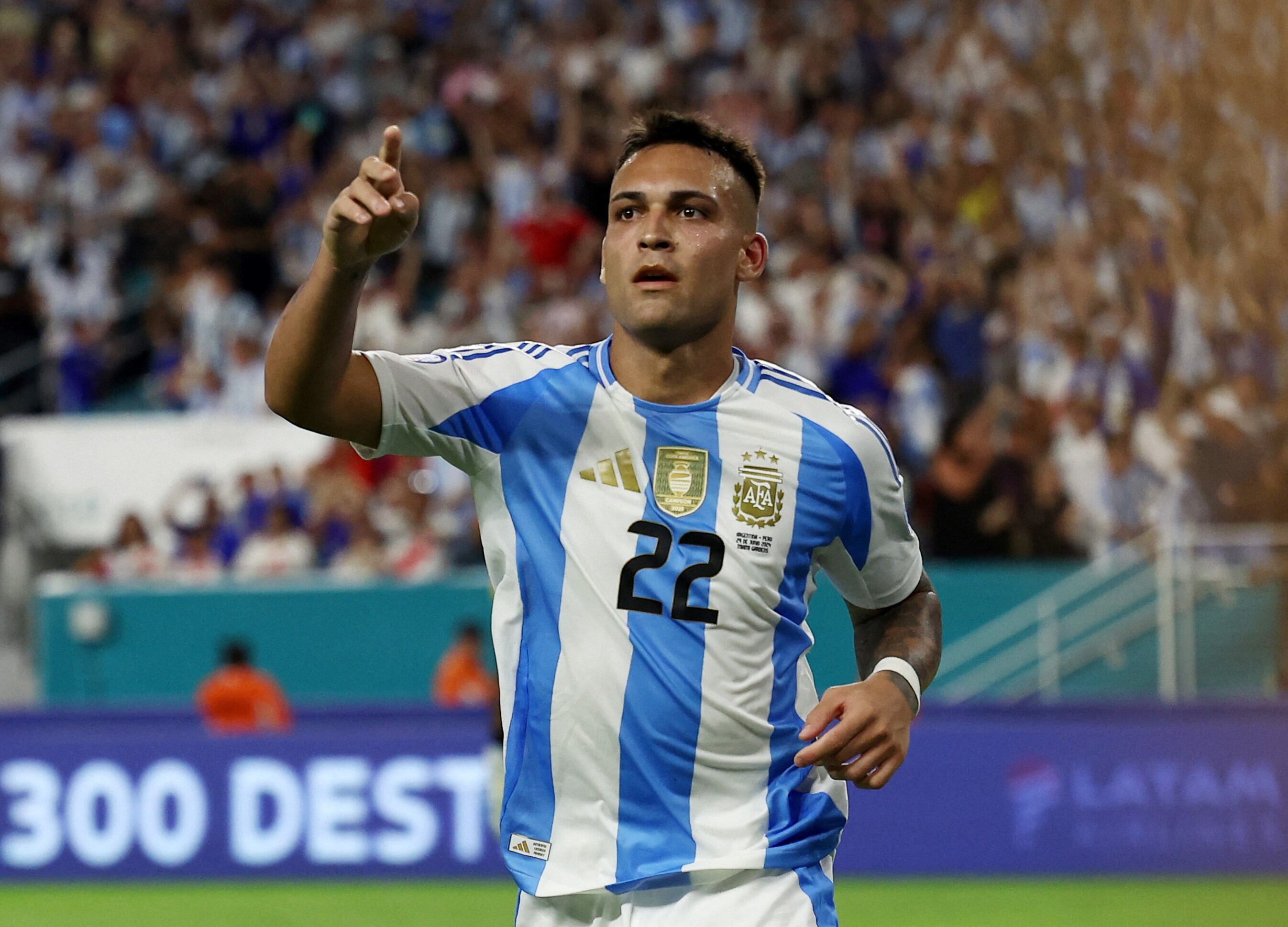 Apareció Lautaro Martínez y con un golazo en tiempo extra, Argentina le gana a Colombia por 1-0. / Gentileza.