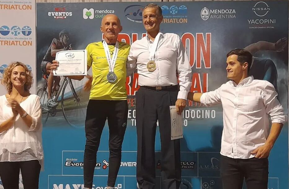 El mendocino, José "Pachi" Maimone, imparable en el  Campeonato Argentino de Triatlón y Triatlón del Lago en la Provincia de Mendoza.