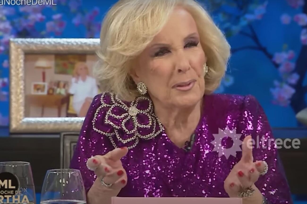 Mirtha Legrand, en contra de los recortes del Gobierno en Cultura. (Captura El Trece)