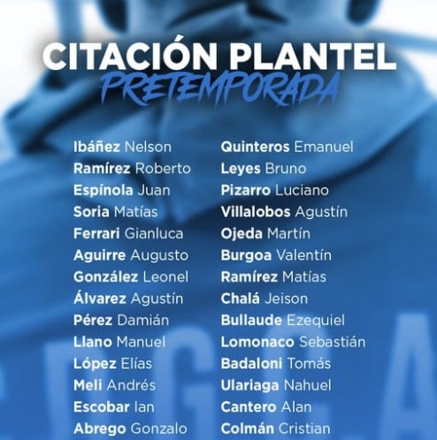 El técnico de Godoy Cruz, Sebastián Méndez confirmó el listado de los jugadores que viajan a Buenos Aires.