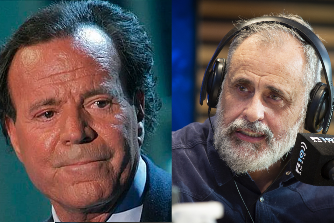 Jorge Rial alertó sobre el estado de salud de Julio Iglesias (Collage web)