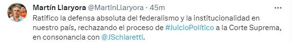 La tajante respuesta de Martín Llaryora al llamado de Sergio Massa en Córdoba.