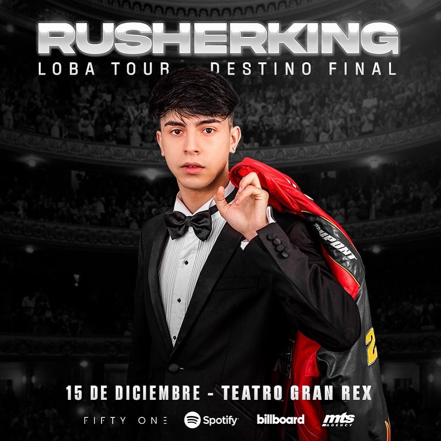 Rusherking se presenta en el Gran Rex para despedir el año con “Loba tour”.