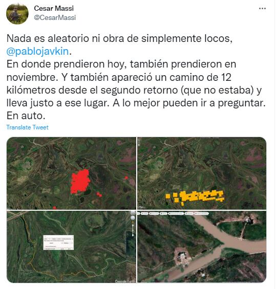 Los incendios en las islas que afectan a Rosario se podrían predecir.