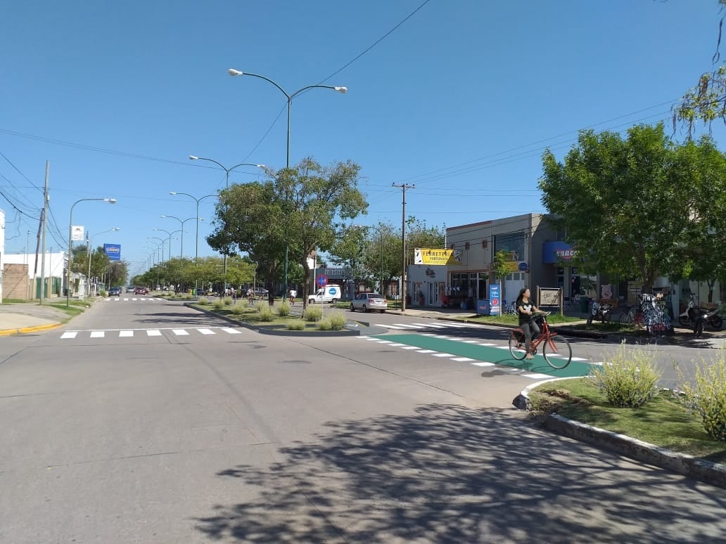 Así se verán las nuevas ciclovías en Rafaela