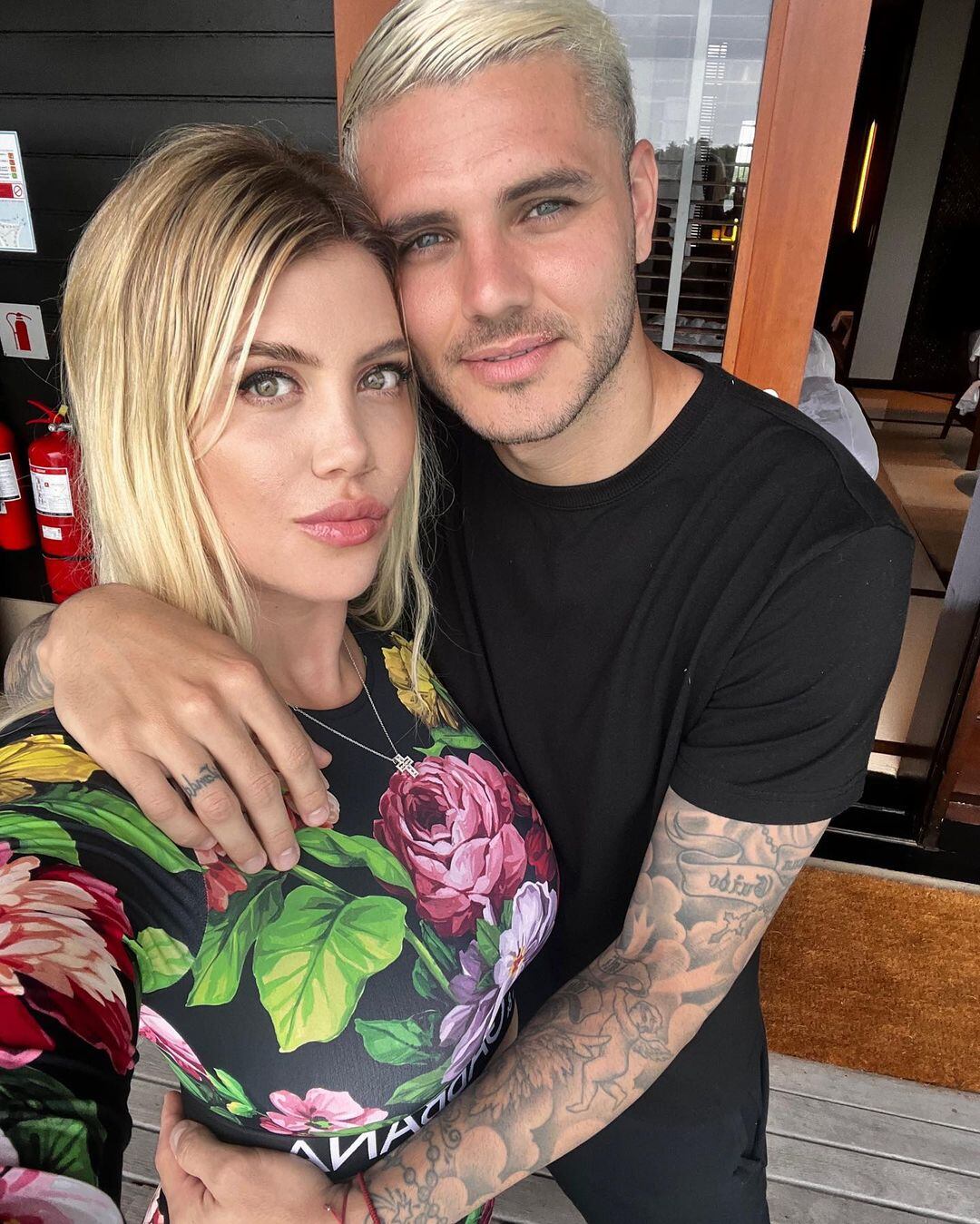 Wanda Nara y Mauro Icardi