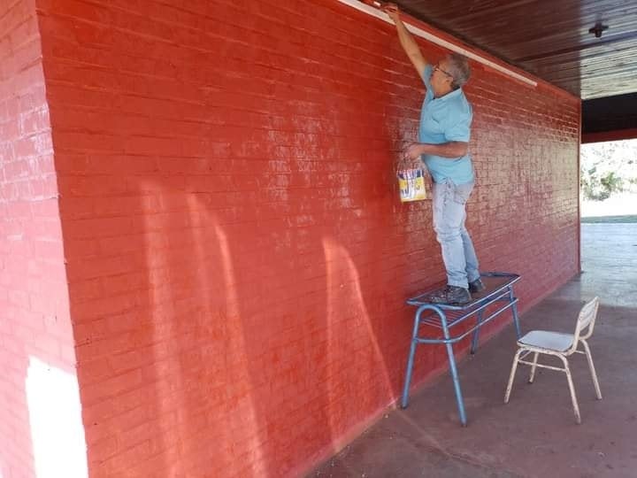 Brindaron asistencia a una escuela de la aldea Yriapu en Puerto Iguazú.