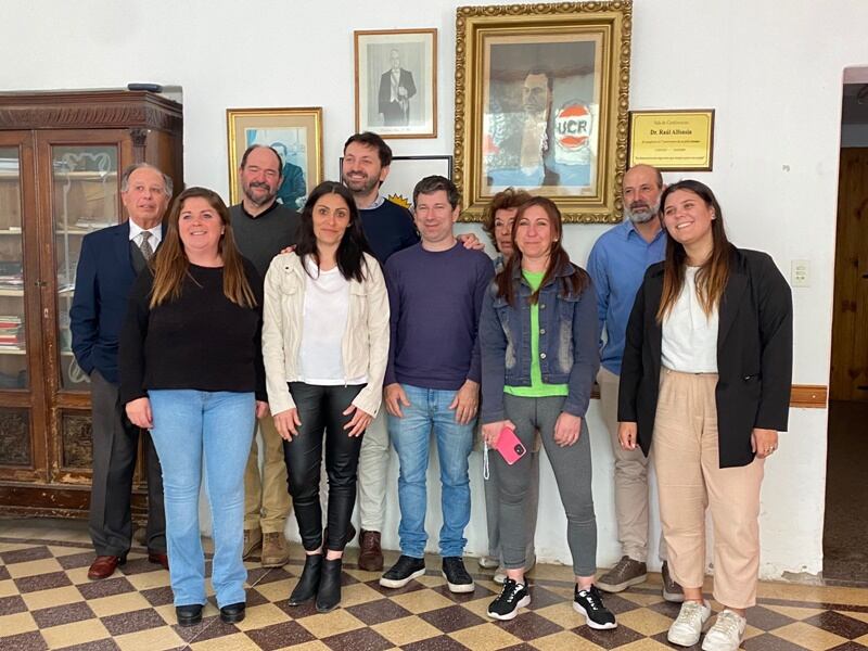 Domenichini y Jiuliano de visita en Tres Arroyos