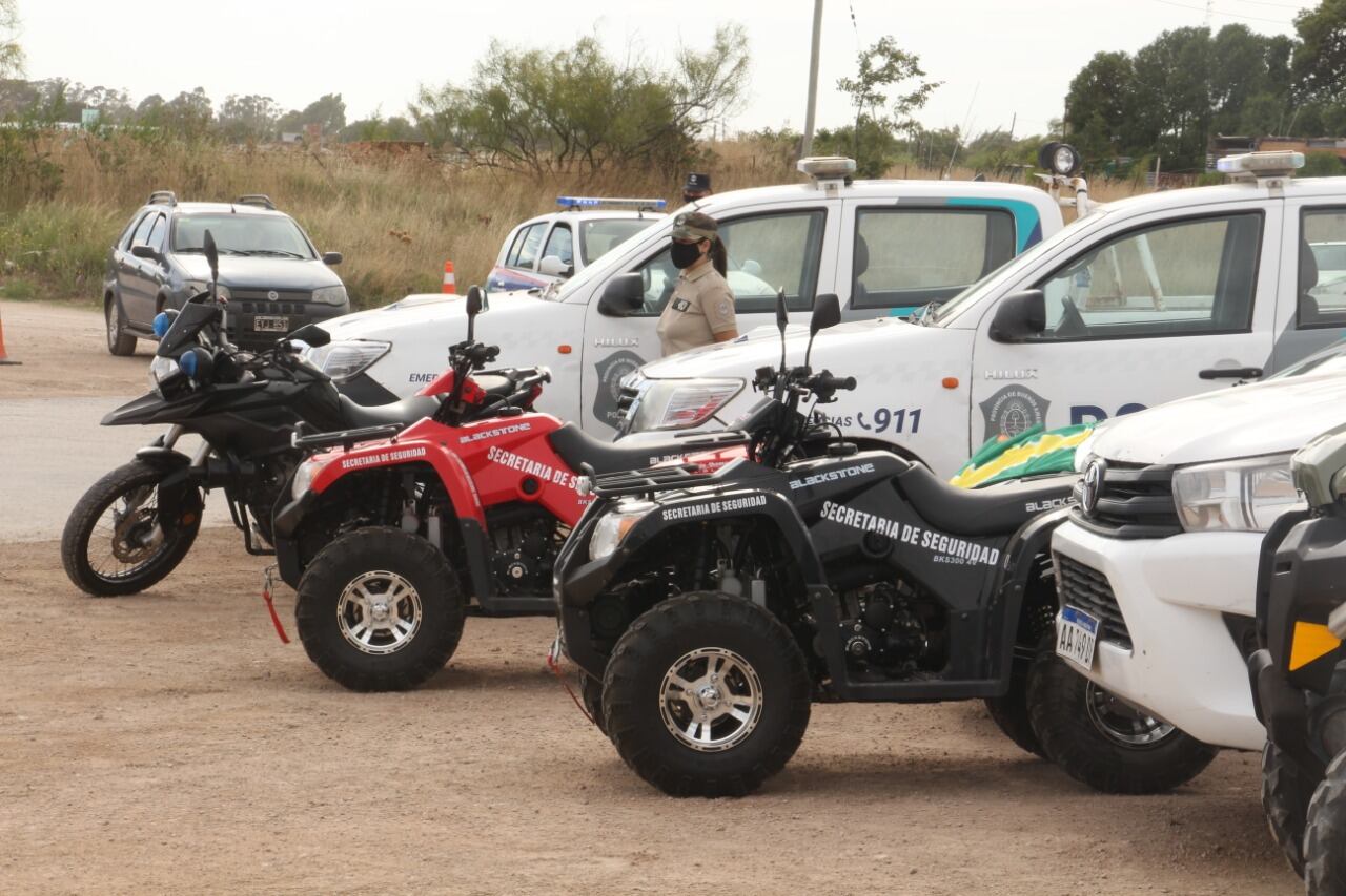 El Ministro de Seguridad de la Provincia, Sergio Berni estuvo en Tres Arroyos para participar del acto de incorporación de patrulleros a la Policía Rural.