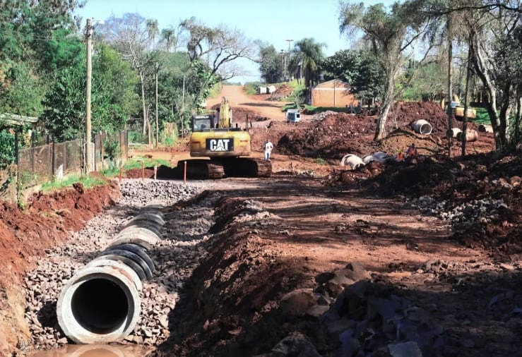 Avanzan a paso firme las obras viales en Eldorado.