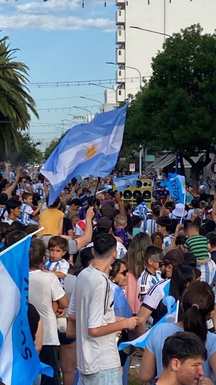 Rafaela celebró el pase a la final de la copa del mundo de Qatar 2022