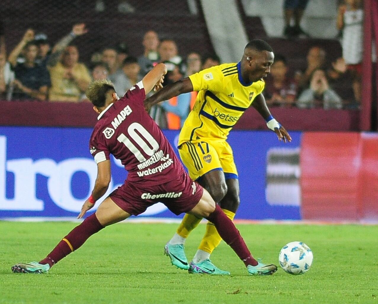 Boca visitó a Lanús por la Copa de la Liga Profesional 2024. (Fotobaires)