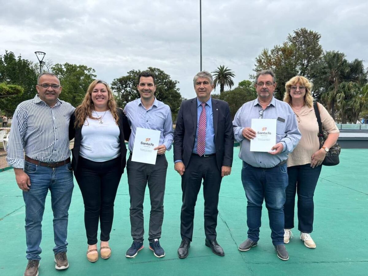 Plan Incluir: la provincia firmó un convenio con la Comuna de Humberto Primo por más de 48 millones de pesos