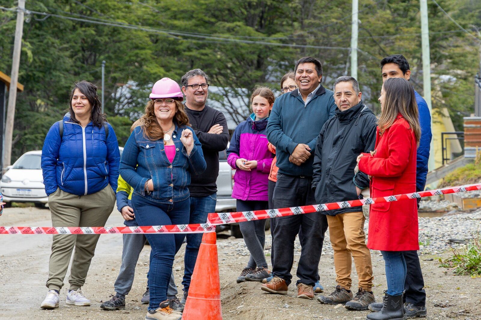 Habilitación de la red de gas en el Barrio Akar de Ushuaia