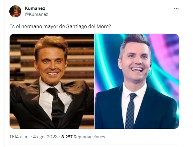 La comparación entre Luis Miguel y Santiago del Moro que fue tendencia en Twitter