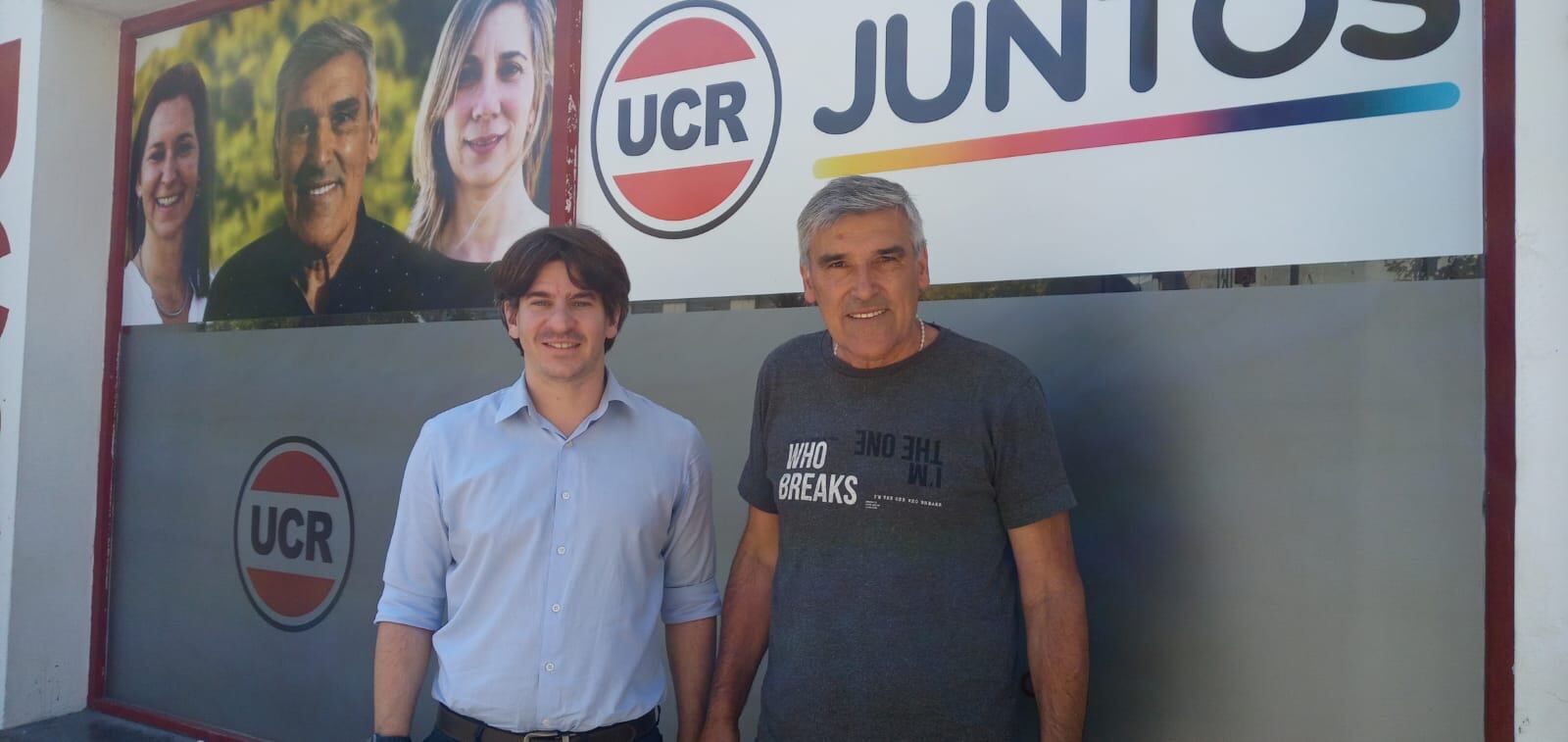 Carlos Ávila y Agustín Rossi, candidatos a concejales por JUNTOS Tres Arroyos