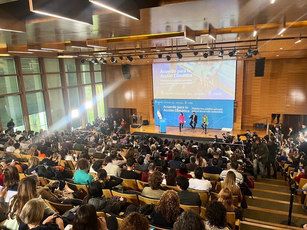 Sergio Massa en la Jornada de Acción Climática.