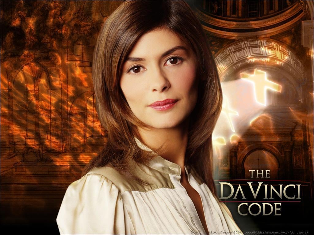 Audrey Tautou en El código Da Vinci.