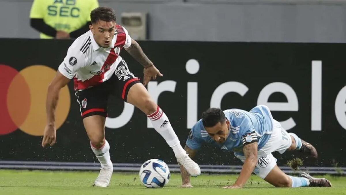 River rescató el empate en los minutos finales del juego.