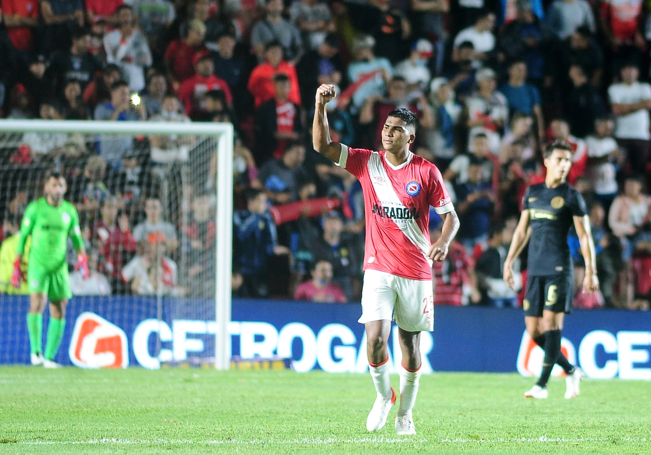 David Zalazar jugará en Talleres. Extremo de Argentinos Juniors (Fotobaires).