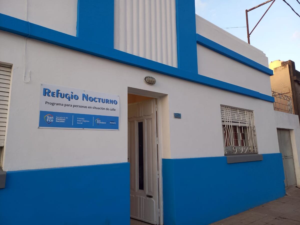 Obra interna de gas en el refugio nocturno de la ciudad