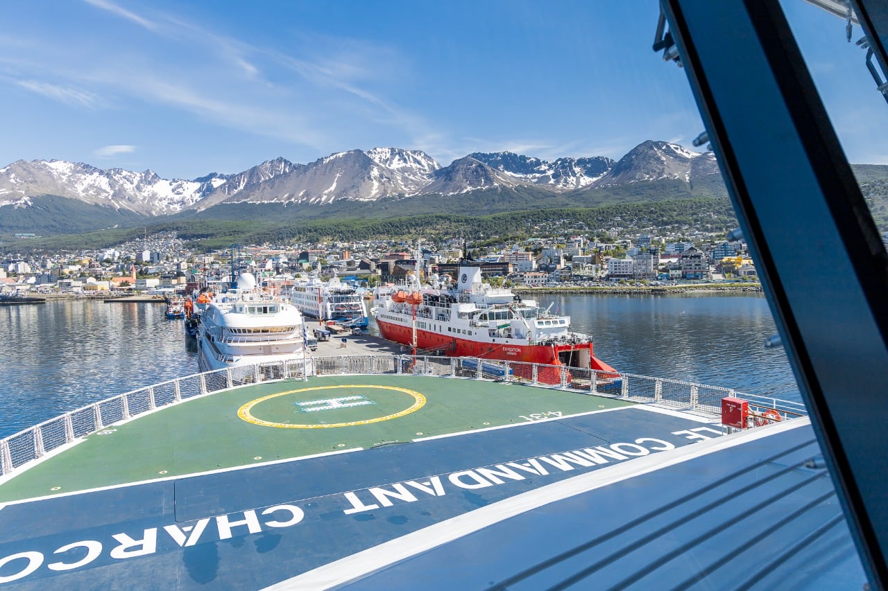 Llegó a Ushuaia por primera vez el crucero antártico “Le Commandant Charcot”