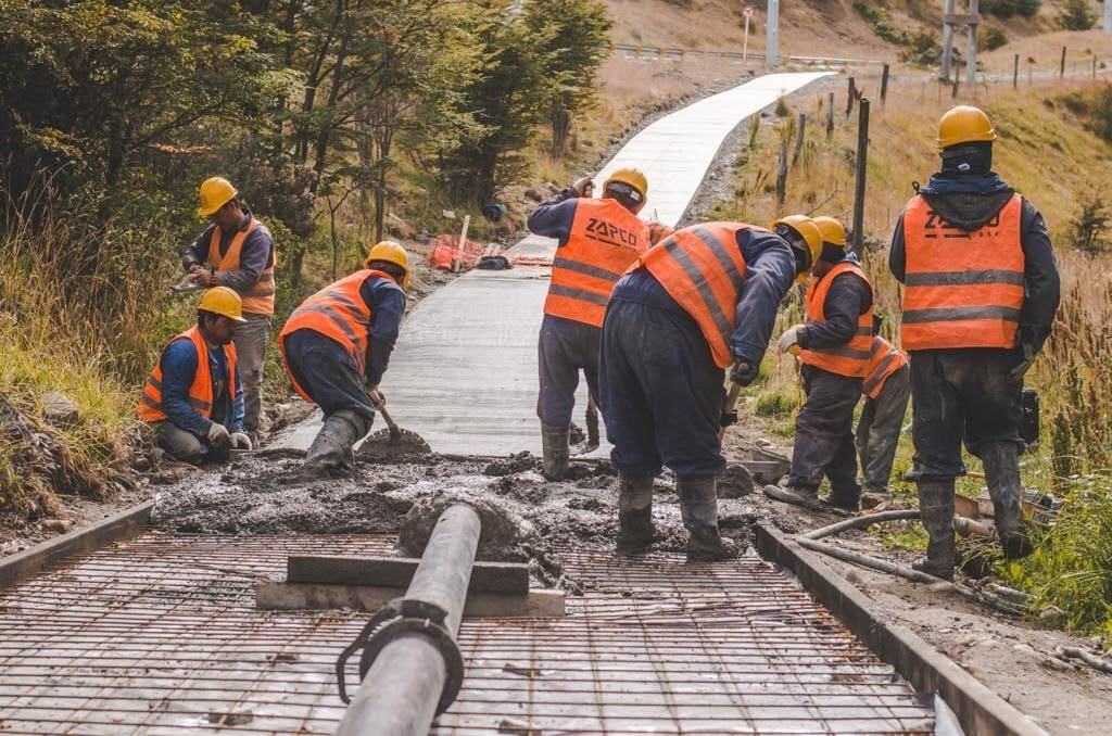 A buen ritmo continúa la obra de la bicisenda “Pensar Malvinas”