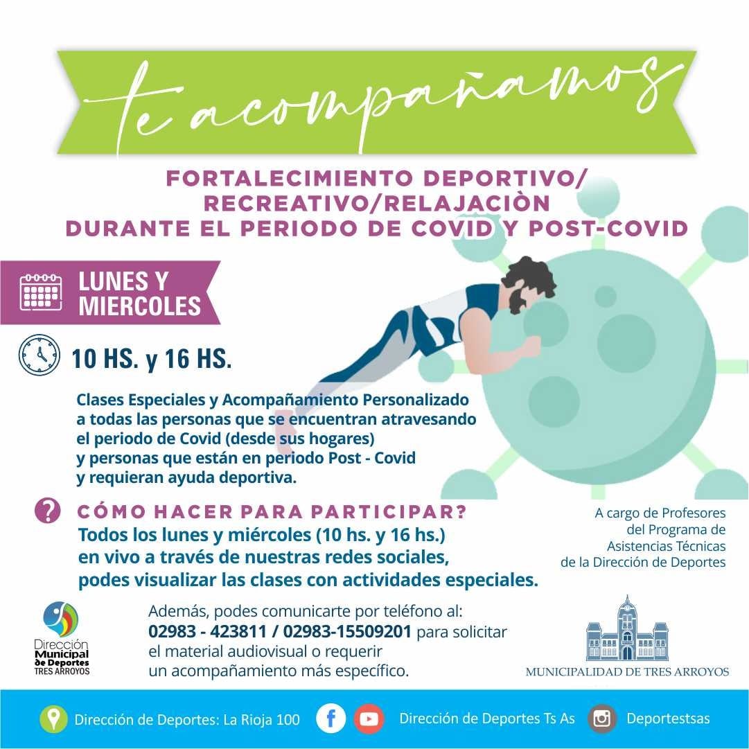 proyecto deportivo "Te Acompañamos"