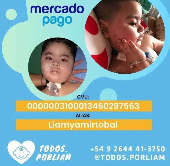 Campaña solidaria para ayudar a Liam