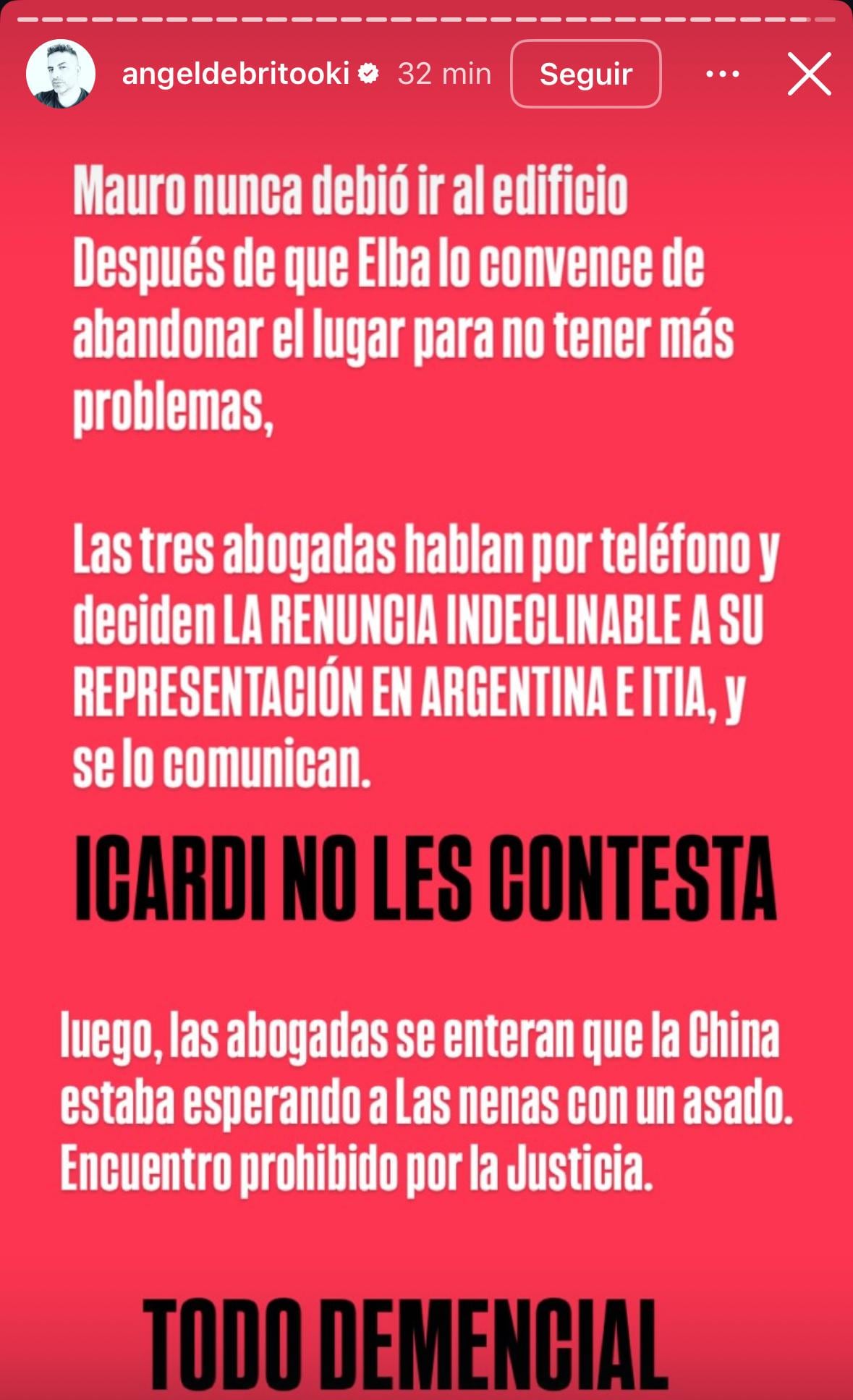 Las abogadas de Mauro Icardi renunciaron al caso.