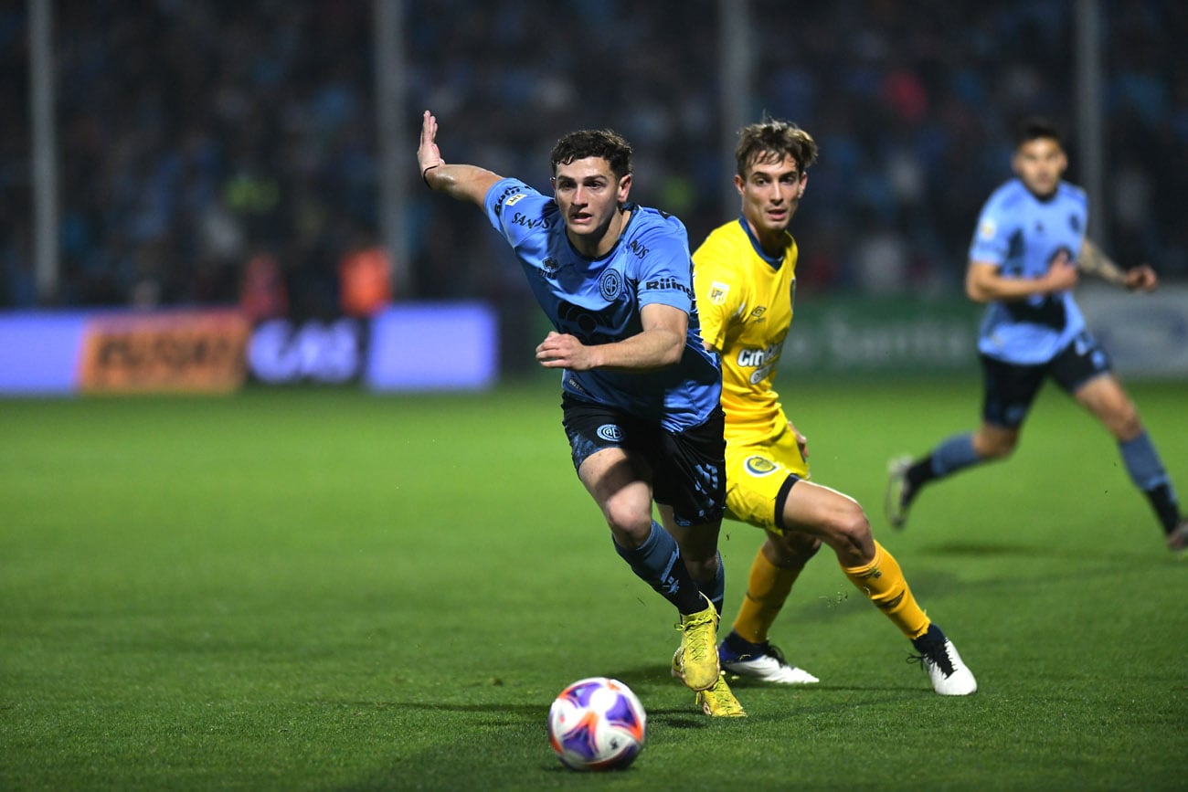 Belgrano y Rosario Central, por la fecha 27 de la Liga Profesional, en Alberdi. (Facundo Luque / La Voz)