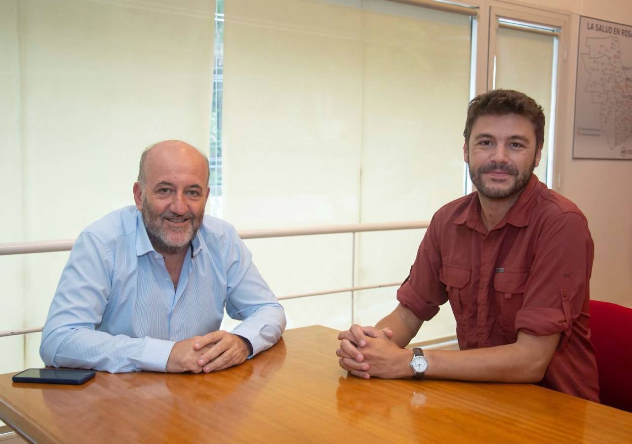 El edil visitó al médico que conduce la cartera sanitaria local.