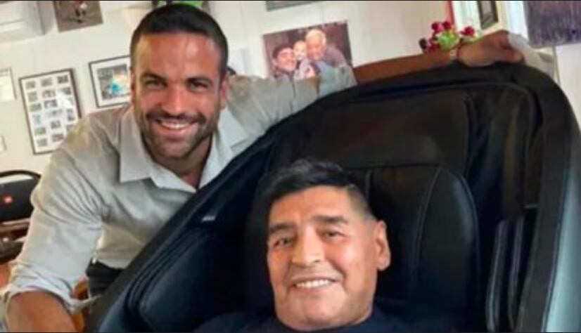 Carlos Díaz, el psicólogo que estuvo con Diego Maradona en sus últimas semanas de vida. 