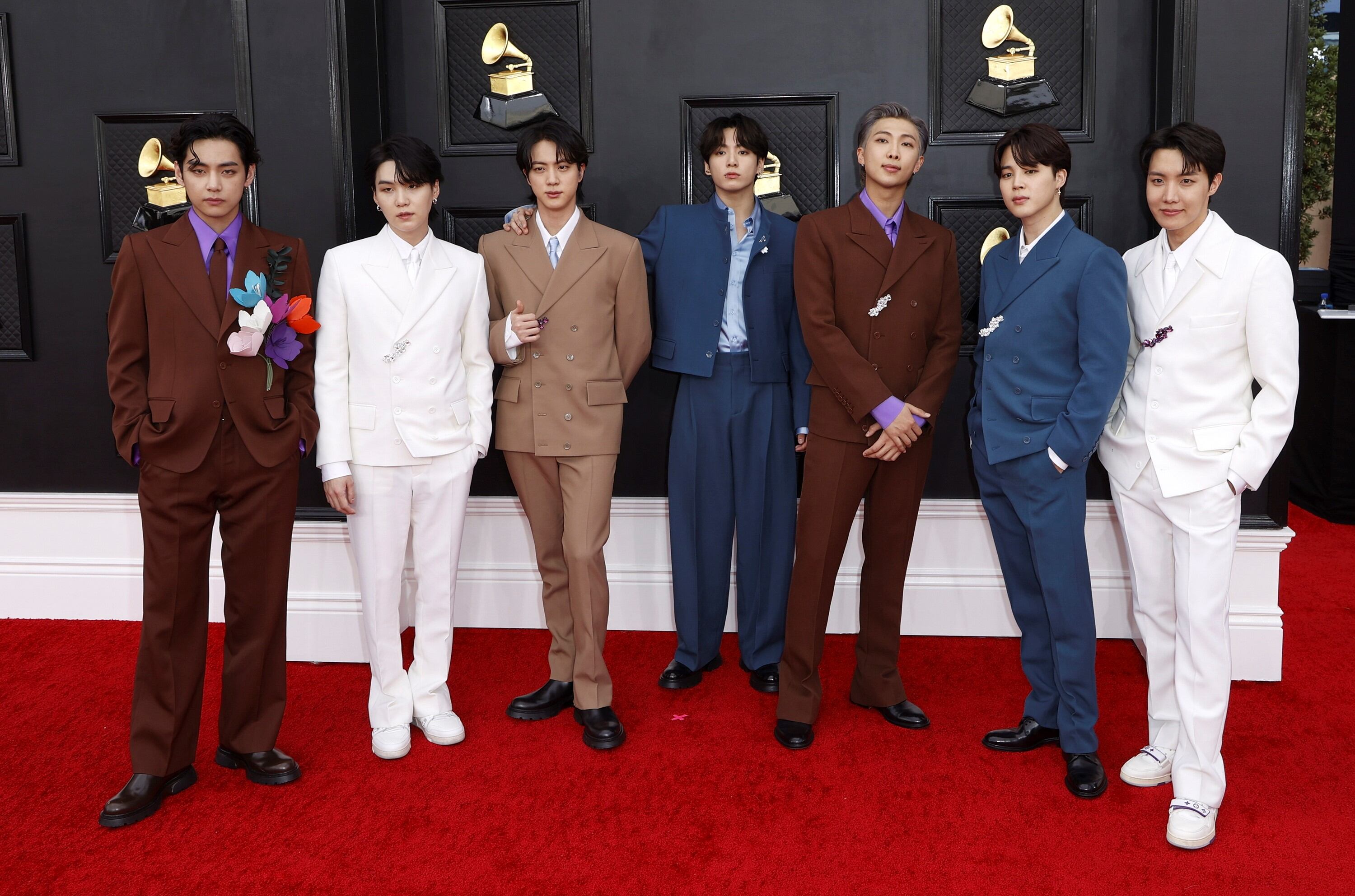 BTS en los Grammy 2022