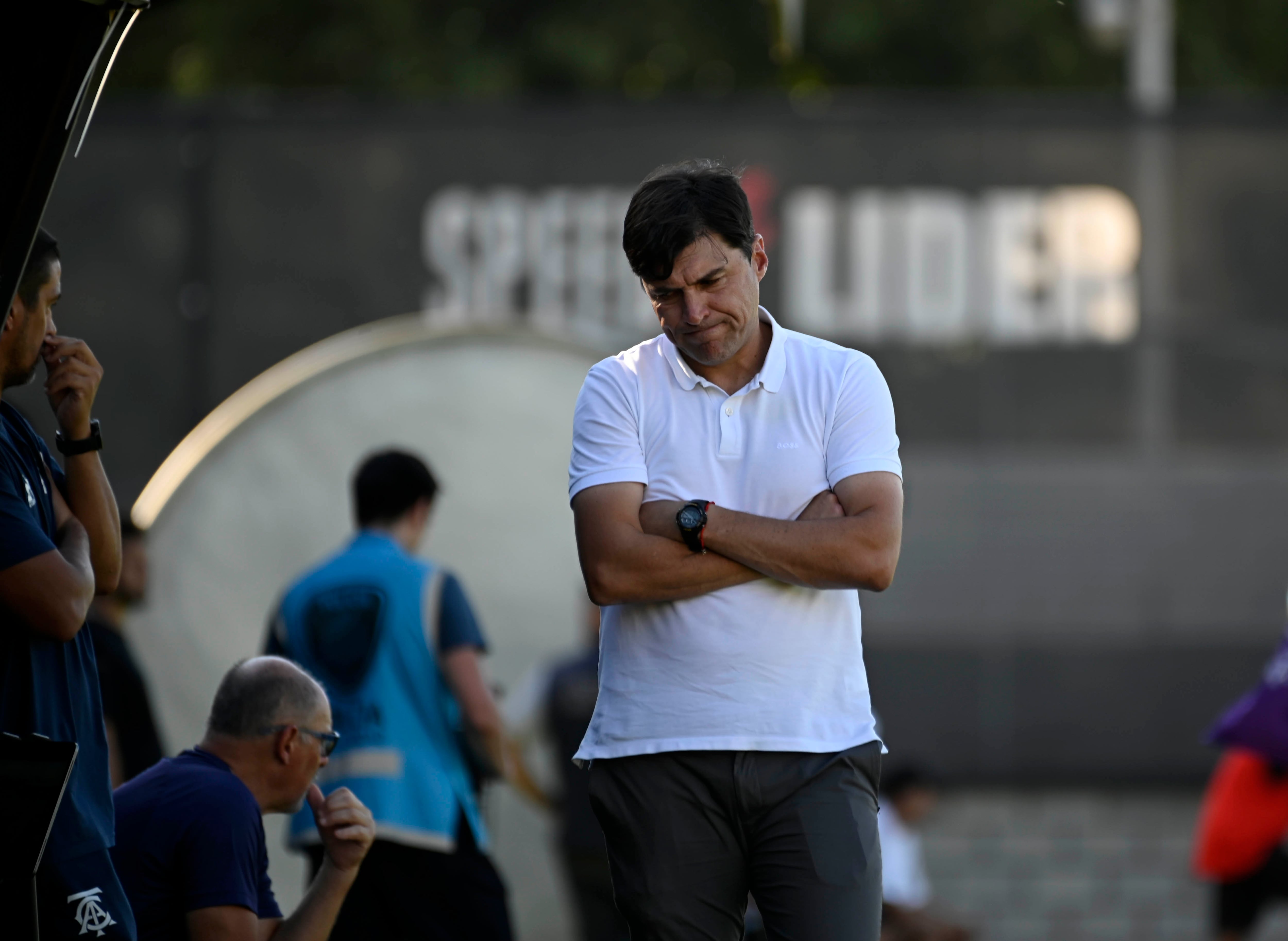 Alexander Medina en el partido de Deportivo Riestra vs Talleres. Fecha 7 Torneo Apertura Liga Profesional Argentina. (Fotobaires).