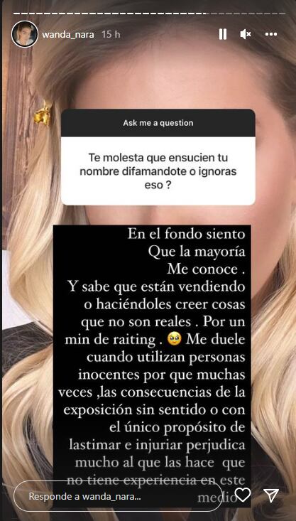 Wanda Nara se animó a responder todo y habló sin filtro.