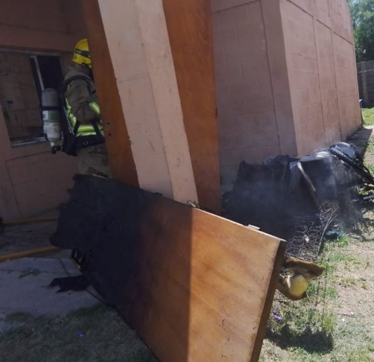 Un niño de 6 años salvó a su madre de un incendio en Merlo, San Luis