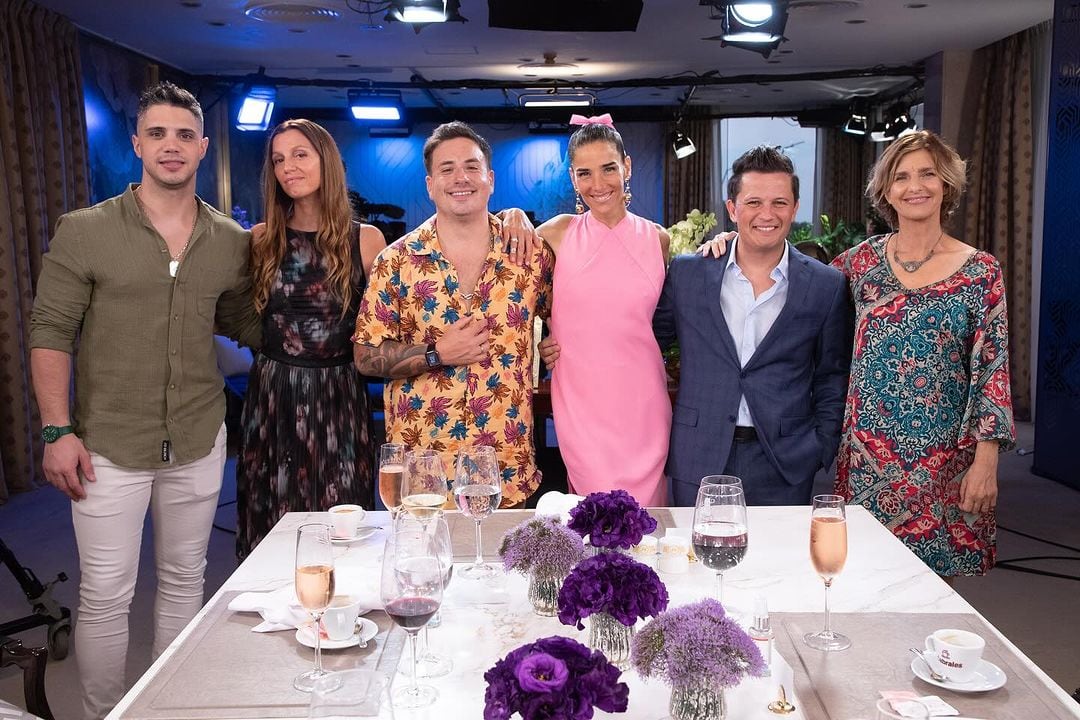 Los invitados en "Almorzando con Juana".