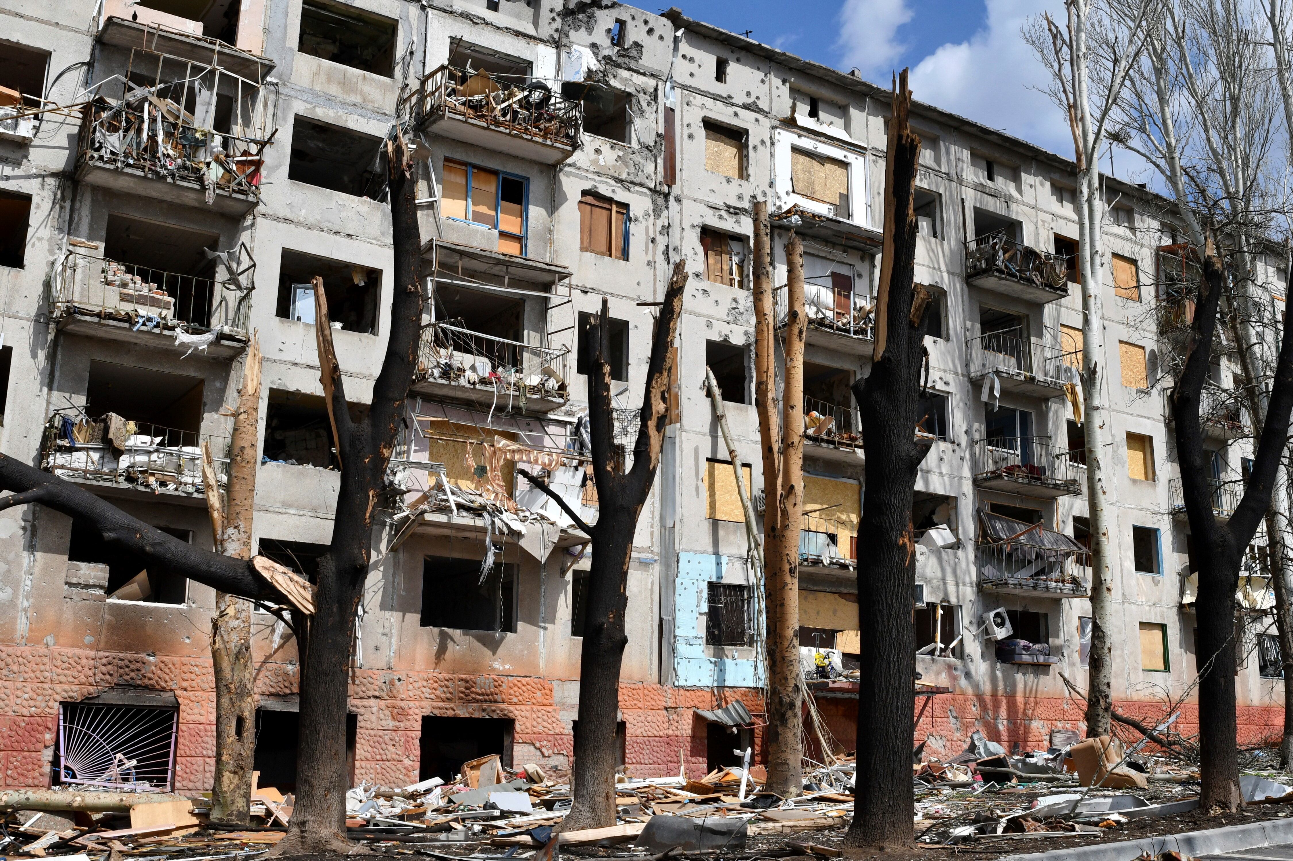 Ucrania. Siguen los bombardeos (AP).