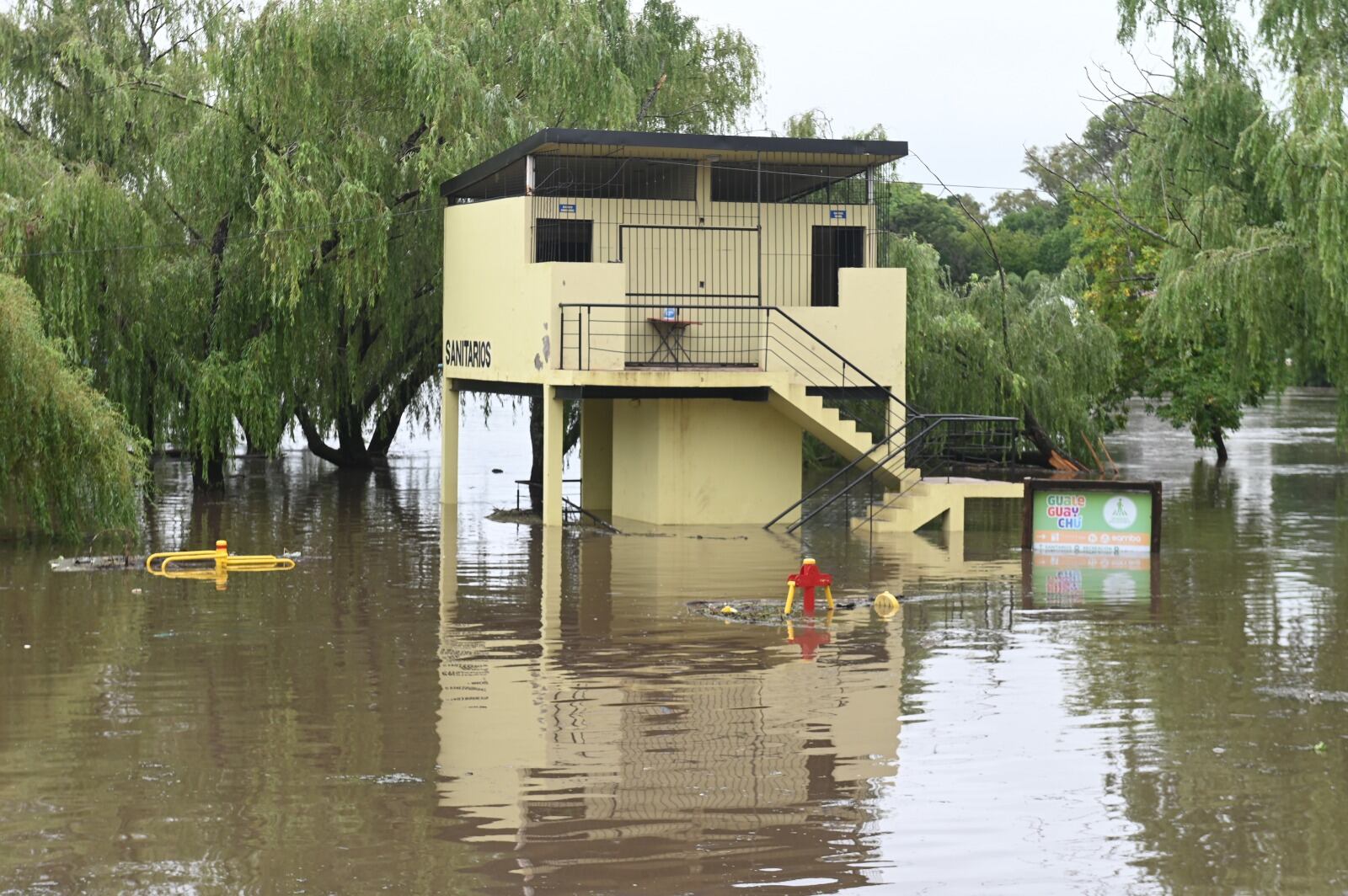 Preocupa la crecida del Río Gualeguaychú.