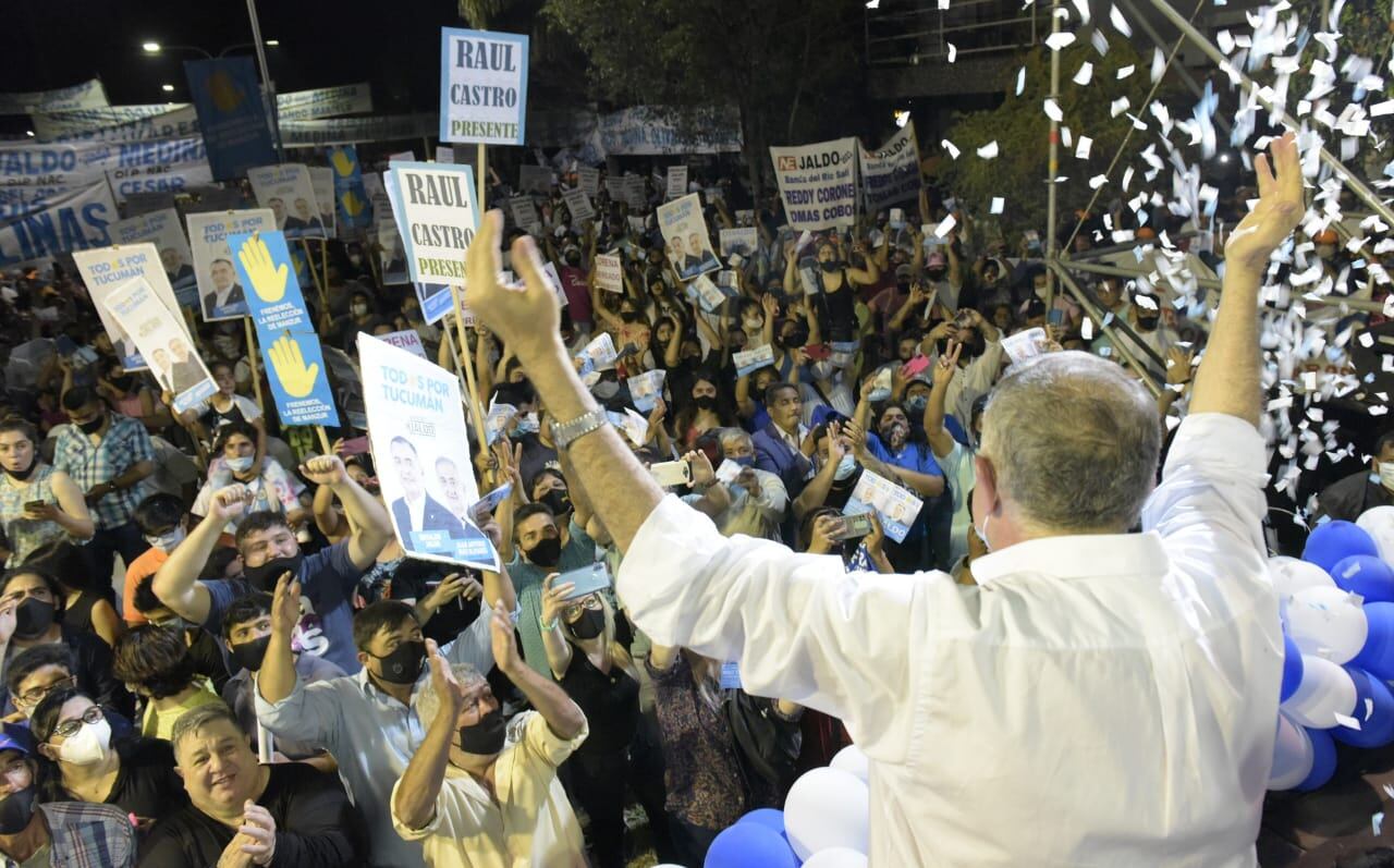 Jaldo participó de un acto en Simoca.