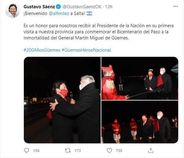 A ningún político faltó su foto con el presidente.