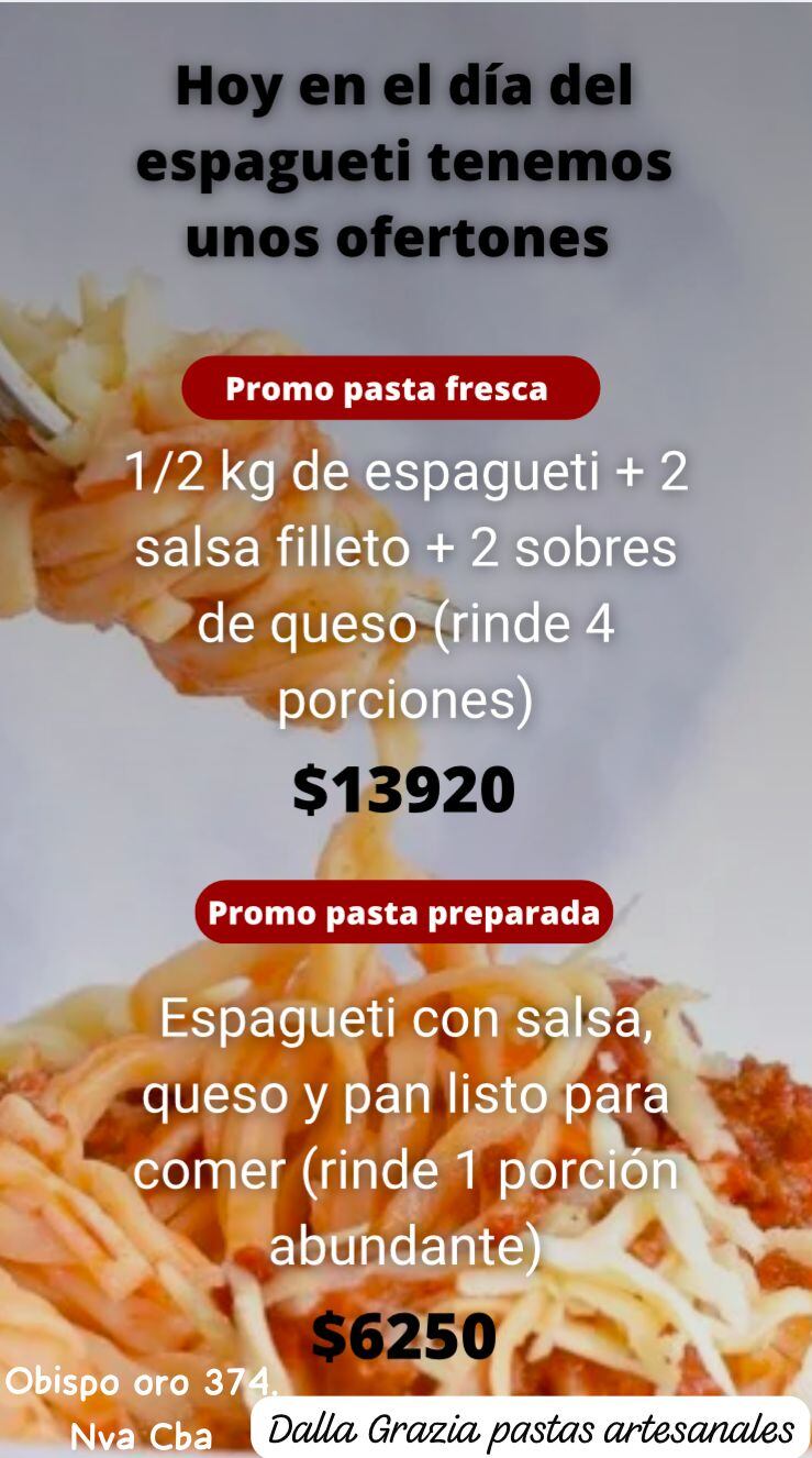 Promociones de Dalla Grazia.