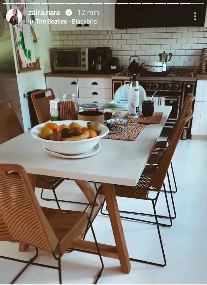 Así es la cocina de Zaira Nara