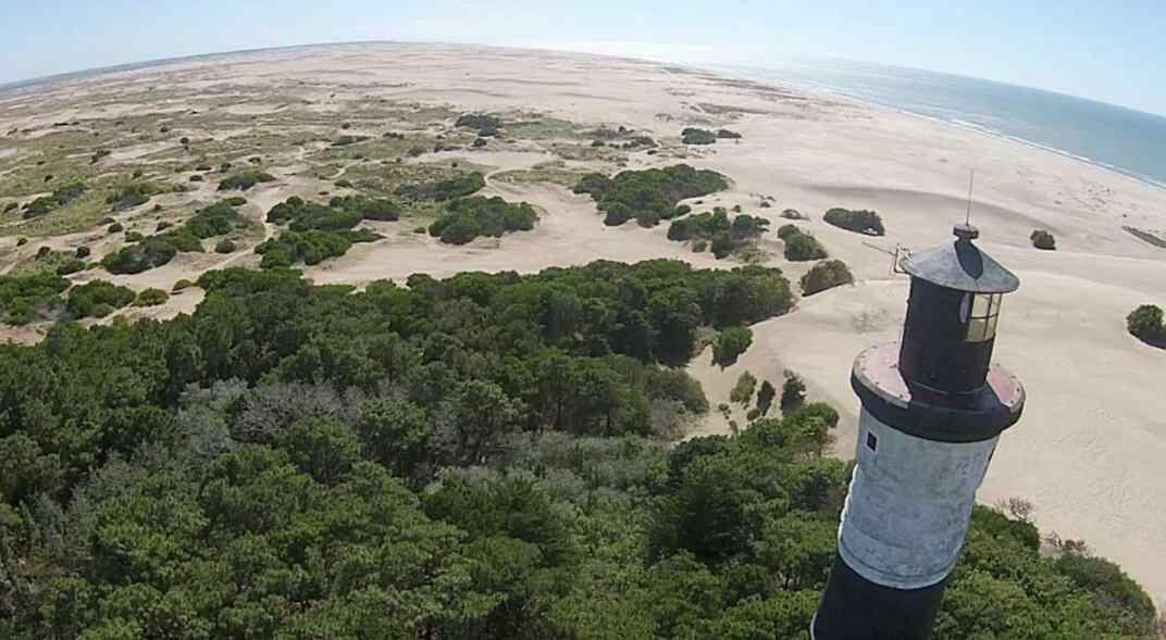 Faro Querandí, en Mar Azul, partido de Villa Gesell (Archivo / La Voz)