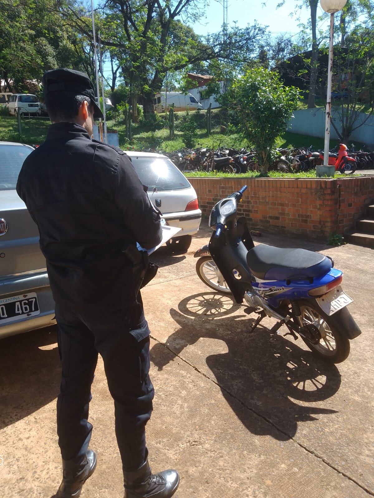 Eldorado: intentaba trasladar una motocicleta robada y fue detenido
