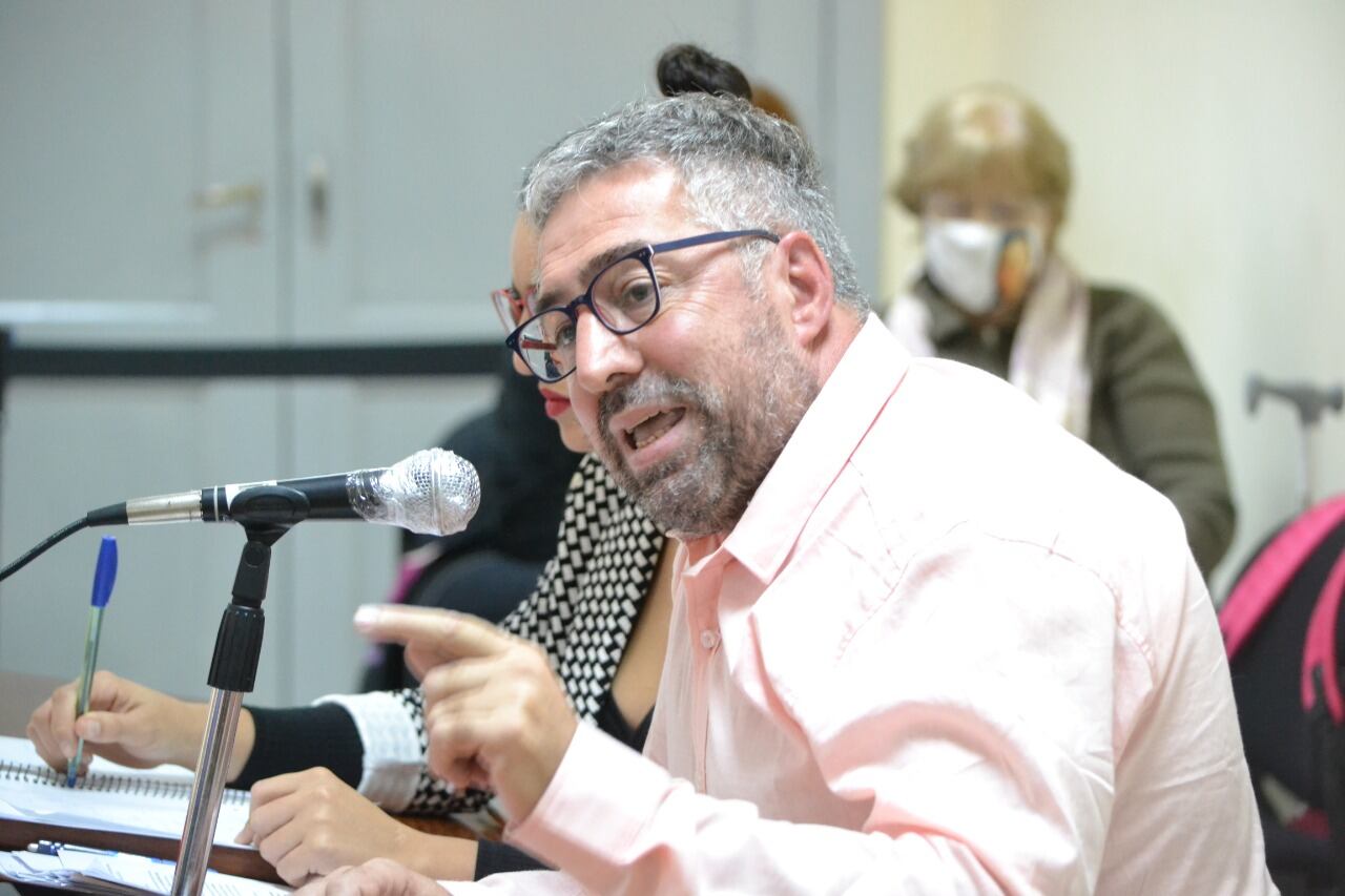 Guillermo Rubio, abogado de la familia de Toledo, durante el jucio por la muerte de Paula. 